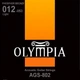 Струны акустической гитары Olympia AGS-802 Phosphor Bronze Acoustic Guitar Strings Light 12/53 - изображение 1