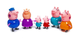 Свинка Пеппа герои Pig Peppa вся семья 6 в 1 - изображение 2