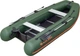 Надувний човен Kolibri КМ-360DSL (Колібрі КМ-360ДСЛ) зелена + жорсткий настил фанерний - зображення 1