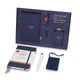 Подарочный набор Moleskine Вояжер Синий: Блокнот Voyageur 208 страниц + Ручка Go + Бирка (8058647629858) - изображение 3