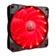 Вентилятор 1stPlayer A1-15LED Red bulk; 120х120х25мм, 4-pin - изображение 2
