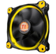 Вентилятор Thermaltake Riing 14 LED Yellow (CL-F039-PL14YL-A), 140х140х25 мм, 3pin, черный - изображение 3