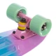 Скейт Пенні Борд Penny Fish Skateboards COLOR POINT 22" Pink-Blue-Yellow, м'ятні колеса - зображення 4