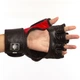 Перчатки для смешанных единоборств кожаные Twins TW-001 размер M Red-Black - изображение 4