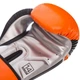 Перчатки для бокса и единоборств на липучке ZELART BO-1335 Orange-Silver-Black 12 унций - изображение 3