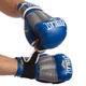 Перчатки гибридные для единоборств Everlast 0272 размер 10 унций Blue-Grey - изображение 4