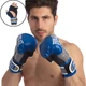 Перчатки гибридные для единоборств Everlast 0272 размер 10 унций Blue-Grey - изображение 1