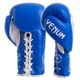 Перчатки для бокса и единоборств Venum Heroe кожаные 5786 Blue-White 14 унций - изображение 2