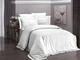 Постельное белье First Choice Deluxe Satin 200х220 Novel Line White - изображение 1