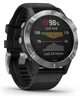 Спортивные часы Garmin Fenix 6 Silver with Black Band (010-02158-00) - изображение 1