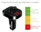 ФМ модулятор Kebidu черный двойной USB Bluetooth - изображение 3