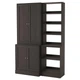 Стелаж IKEA (ІКЕА) HAVSTA 142х212х47см темно-коричневий (192.751.36) - зображення 1
