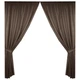 Штори Adagio Windows Decor однотонні Мішковина 01, коричневі 150х270см (2 штори) - зображення 1
