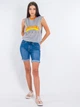 Джинсовые шорты ASOS AS/NA080220-7 XS (76072XS) Синий - изображение 3
