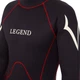 Гидрокостюм мокрого типа LEGEND (3мм неопрен, размер XS, черно-красный) (PL-6511-1_XS) - изображение 3