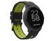 Смарт-годинник Canyon Oregano CNS-SW81 Black/Green; 1.3" (240х240) сенсорний / Nordic NRF52832 / RAM 128 КБ / 512 КБ вбудованої / Bluetooth 4.2 / 43.6 х 43.6 х 12.5 мм, 60 г / IP68 / 200 маг / чорно-зелений - зображення 3