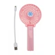 Мини-вентилятор с ручкой Handy Mini Fan Розовый - изображение 2