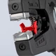 Стрипер автоматичний Knipex PreciStrip16 c кабелерезом, швидкозамінний блок ножів, зачистка: 0.08 - 16 мм2 (28 AWG - 5), L-195 мм - зображення 4