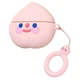 Чехол для AirPods 1/2 Epik Smile Fruits Series Peach 2 - изображение 1
