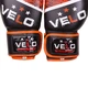 Боксерские перчатки Velo microfiber кожа 10oz черно-оранжевый - изображение 2