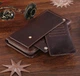 Кошелек мужской кожаный для карточек Vintage leather-14193 Коричневый - изображение 6