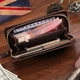 Кошелек мужской кожаный для карточек Vintage leather-14193 Коричневый - изображение 10