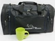Спортивна сумка Wallaby 365 з розширенням 40/50 л 54(66)x25x30 см Чорна - зображення 3
