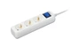 Мережевий подовжувач 2E 3XSchuko з вимикачем, 3G*1.5 мм, 1.5м, white (2E-U03ESM1.5) - зображення 5