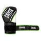 Боксерские перчатки PowerSystem PS 5006 Contender Black/Green Line 16 унций - изображение 4