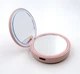 УМБ Power Bank SmartMirror 4000Mah з косметичним дзеркалом та LED підсвічуванням рожевий (MP-L3-P) - зображення 1