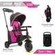 Велосипед Smart Trike SmarTfold 500 7 в 1 Розовый (5050200) - изображение 2