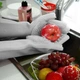 Хозяйственные силиконовые перчатки для уборки и мытья посуды Magic Silicone Gloves Темно-серый #S/O - изображение 3