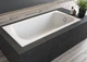 Ванна акрилова прямокутна Polimat CLASSIC SLIM 150 x 75 см з ніжками - зображення 1