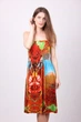 Сарафан женский XIAOJI 11502 (Оранжевый XXL/XXXL) - изображение 1