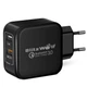 Зарядное устройство Blitzwolf USB S6 Black - изображение 1