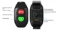 Фітнес браслет для літніх людей Smart Band S1 з GPS-трекером, кнопкою SOS і Тонометром Червоний (SBS1TRD) - зображення 8
