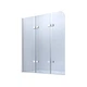 Шторка для ванны Mexen FELIX 120x140 см 3-s, хром, прозрачная (890-120-03-001-00) - изображение 1