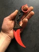 Деревянный нож из КС ГО Керамбит Кровавая Паутина Игрушечный нож из дерева CS:GO Karambit Сrimson Web 11002 - изображение 4