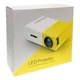Портативный мультимедийный проектор Led Projector YG300 с динамиком Белый/Желтый (JDT-0845510) - изображение 10
