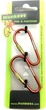 Карабін Munkees Mini Link 3 мм x 57 мм 2 шт. Orange (3204-OR) - зображення 2