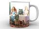 Кружка GeekLand белая Алиса в стране чудес Alice in Wonderland чаепитие AW.02.007 - изображение 1