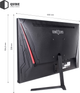 Монитор 23.8" QUBE Overlord (G24F144Plus) IPS FullHD 144Hz / Adaptive Sync / G-SYNC Compatible / FreeSync / Flicker-Free - изображение 4