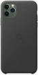 Панель Apple Leather Case для Apple iPhone 11 Pro Max Black (MX0E2) - зображення 3