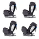 Автокрісло Clamaro від 0 до 36 кг Isofix Чорний (clamaroblack) - зображення 5
