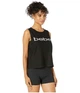 Майка bebe Solid Pinhole Mesh Tank Top Black, L (50) (10424040) - изображение 4