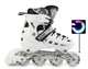 Роликовые коньки SCALE SPORT белый, все колеса светятся 29-33 SS-1932601125-S - изображение 2