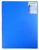 Записна книга блокнот Buromax CLASSIC А6 80 л клітка на пружині синій (BM.2589-002) - зображення 1