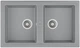 Мийка гранітна Teka Stone 90 B-TG 2B 115260000 (115260007) сірий металік - зображення 1