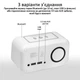 Акустическая система Promate TimeBase-3 5W IP20 White (timebase-3.white) - изображение 7