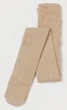 Колготки трикотаж с люрексовой нитью для девочки H&M 0619739064 098-104 см (2-4 years) Бежевый - изображение 1